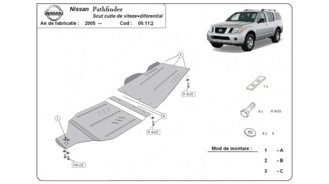 Scut cutie de viteza si diferential Nissan Pathfinder III (2005->)[R51] #5