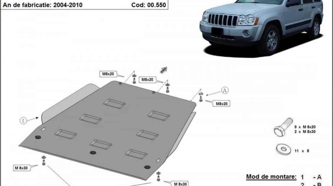 Scut cutie de viteze Jeep Grand Cherokee 2005-2011