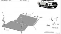 Scut metalic diferential Toyota Hilux Invincible 2...