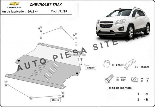 Scut metalic motor Chevrolet Trax fabricat incepand cu 2012 APS-17,125 piesa NOUA