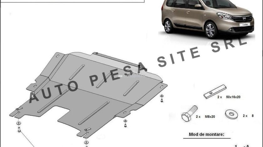 Scut metalic motor Dacia Lodgy fabricata incepand cu 2012 APS-06,042 piesa NOUA