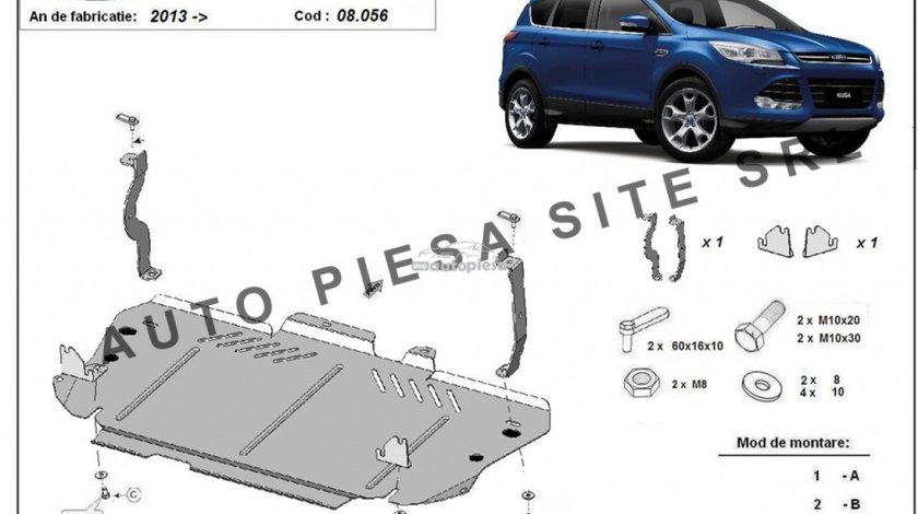 Scut metalic motor Ford Kuga fabricat incepand cu 2013 APS-08,056 piesa NOUA