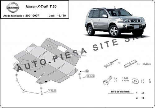 Scut metalic motor Nissan X-Trail fabricat in perioada 2001 -2007 APS-16,110 piesa NOUA