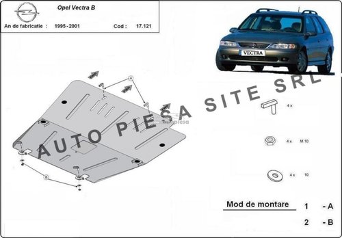 Scut metalic motor Opel Vectra B fabricat in perioada 1995 - 2001 APS-17,121 piesa NOUA
