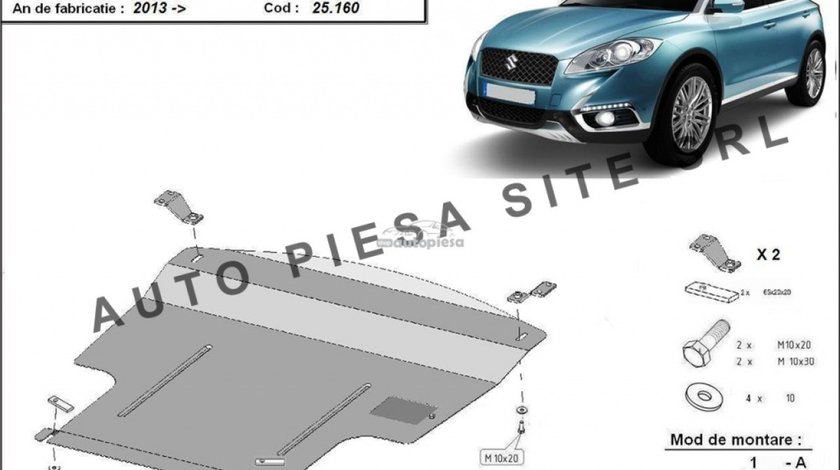 Scut metalic motor Suzuki SX4 S-Cross fabricat incepand cu 2013 APS-25,160 piesa NOUA