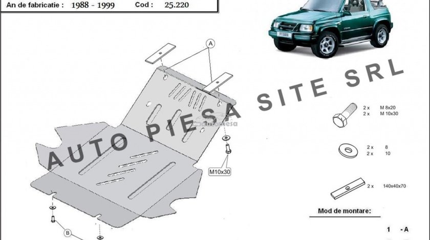 Scut metalic motor Suzuki Vitara fabricat in perioada 1988 - 1999 APS-25,220 piesa NOUA