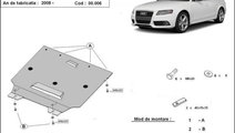 Scut metalic pentru cutia de viteze Audi A4 B8 200...