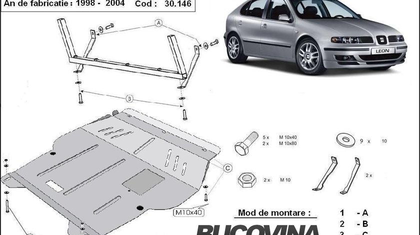 SCUT METALIC PENTRU SEAT LEON 1M