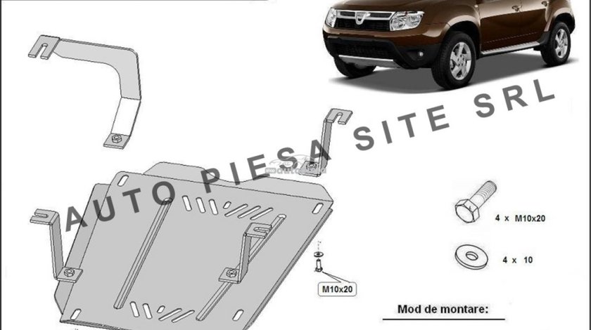 Scut metalic rezervor Dacia Duster fabricata incepand cu 2010 APS-99,041 piesa NOUA
