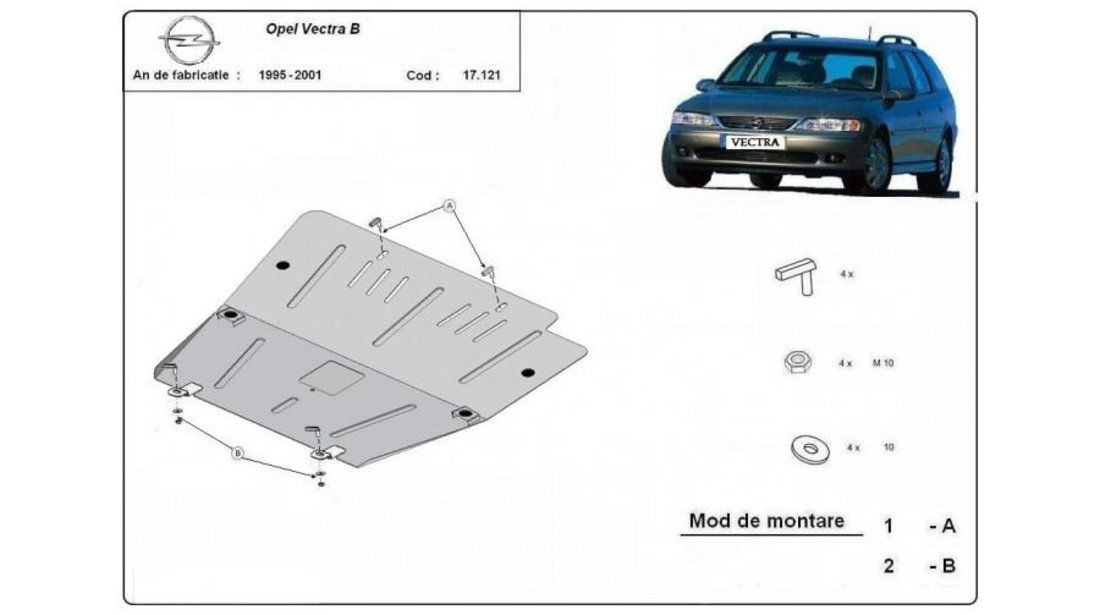 Scut motor metalic b Opel Vectra B (1995-2002)[J96] #5