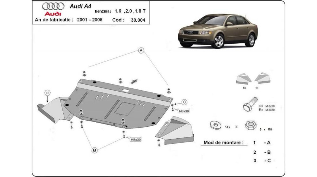 Scut motor metalic b6 Audi A4 AVANT (2000-2004) [8E5,B6] #5