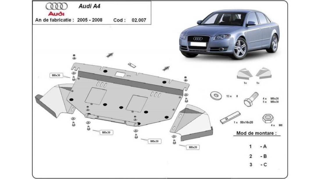 Scut motor metalic b7 Audi A4 (2004-2008) [8E , B7] #5