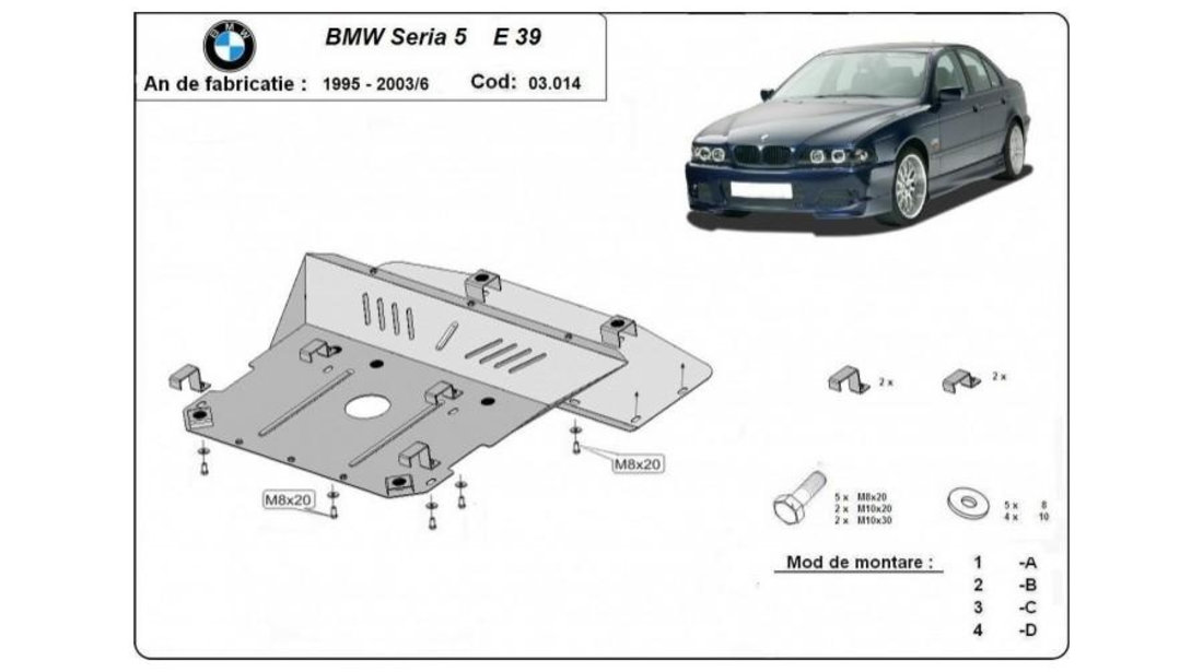 Scut motor metalic bmw seria 5 e39 BMW Seria 5 (1995-2003) [E39] #5