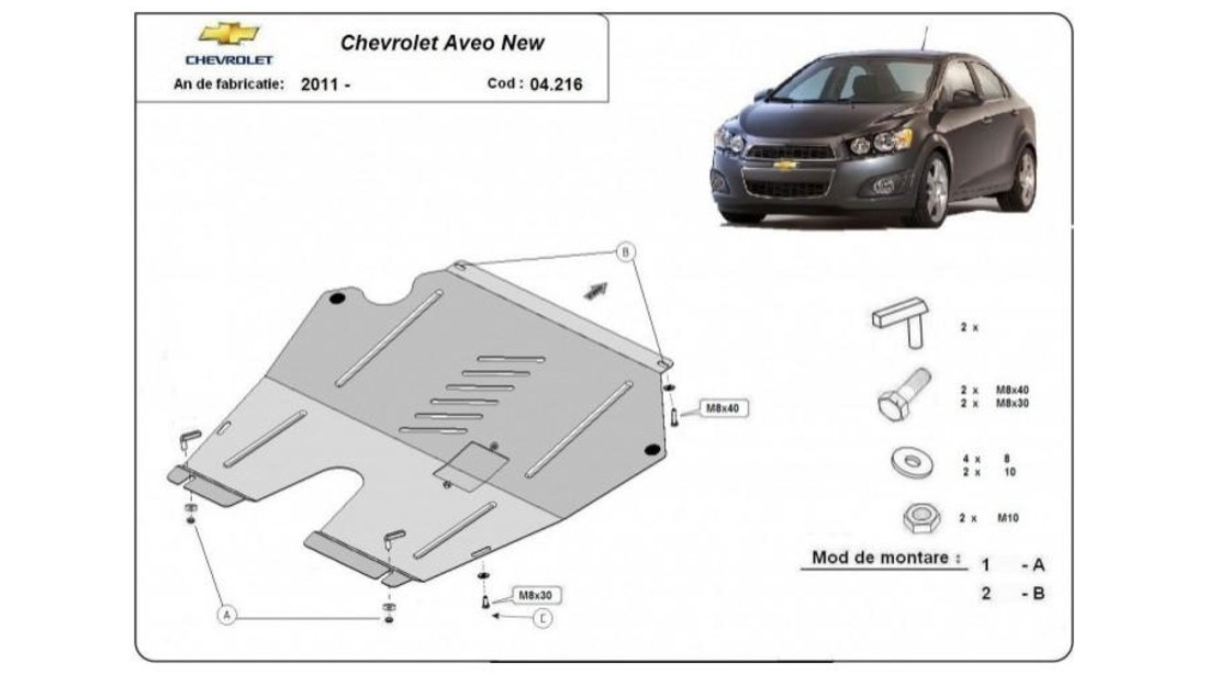 Scut motor metalic Chevrolet Aveo (2011->) [T300] #5