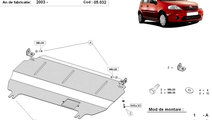 Scut motor metalic Citroen C3 2003-prezent