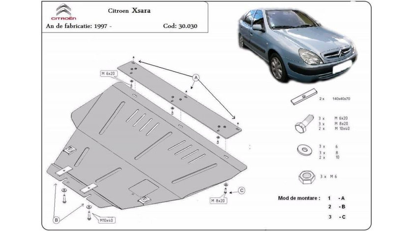 Scut motor metalic Citroen Xsara (1997-2005) [N1] #5