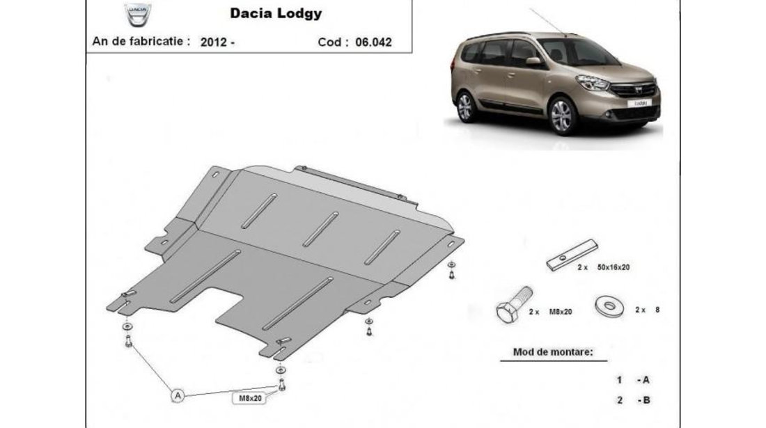 Scut motor metalic Dacia Lodgy (2012->) [JS_] #5