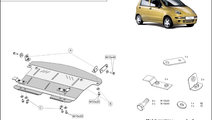 Scut motor metalic Daewoo Matiz 1998-prezent