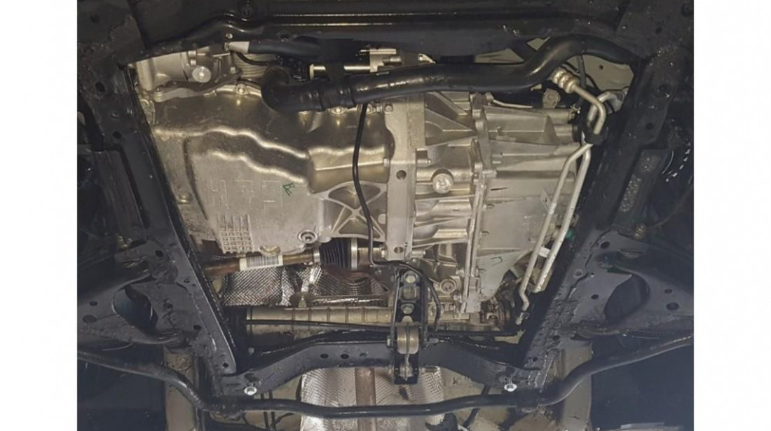 Scut motor metalic din aluminiu 2 Dacia Logan MCV 2 (2013->) #5