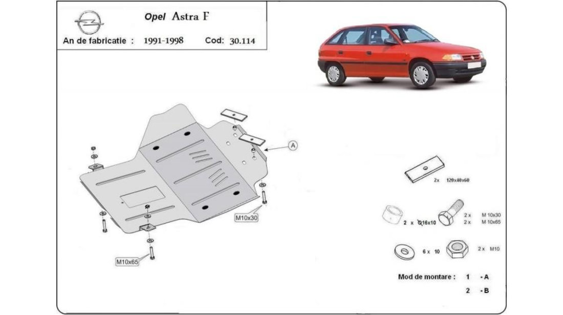 Scut motor metalic f Opel Astra F (1991-1998)[T92] #5