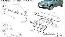 Scut motor metalic Fiat Punto I, II 1993-2011