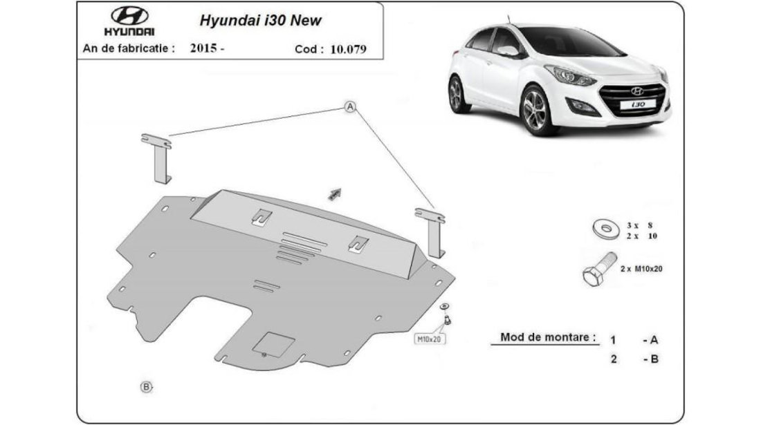 Scut motor metalic hyundai i30 Hyundai i30 (2017->) [PDE,PDEN] #5