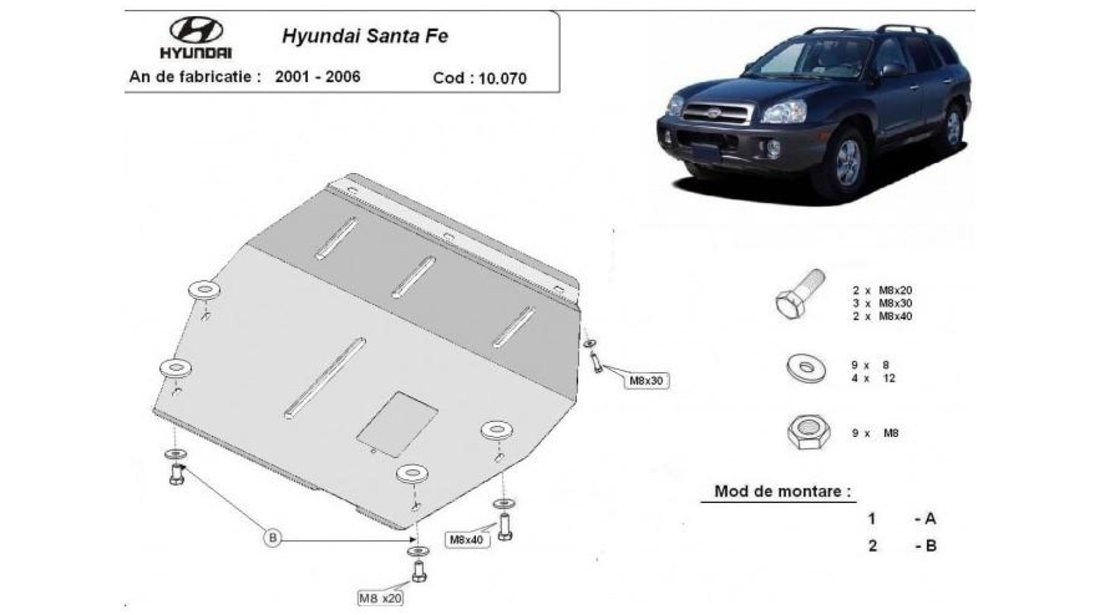 Scut motor metalic Hyundai Santa Fe (2000-2006)[SM] #5