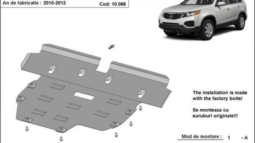 Scut motor metalic Kia Sorento 2009-2012