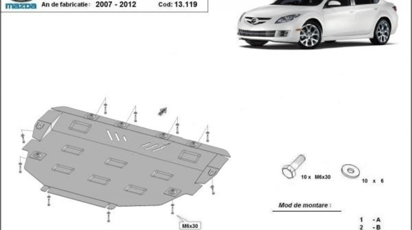 Scut motor metalic Mazda 6 2008-2012