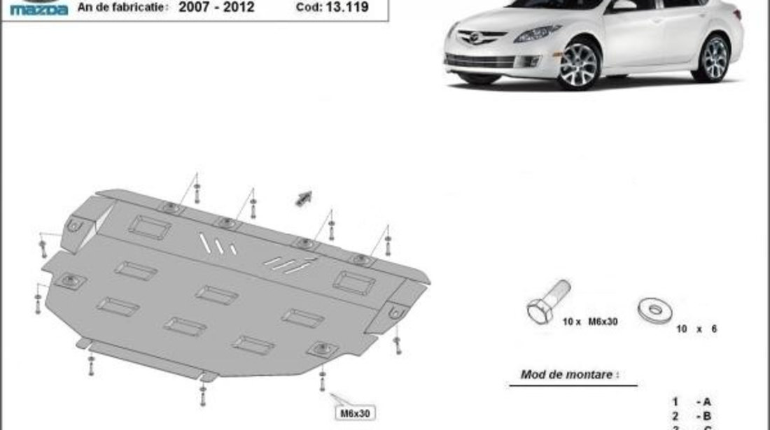 Scut motor metalic Mazda Atenza 2007-2012