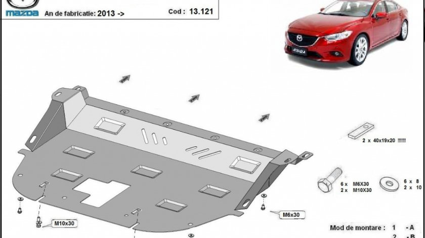 Scut motor metalic Mazda Atenza 2013-prezent