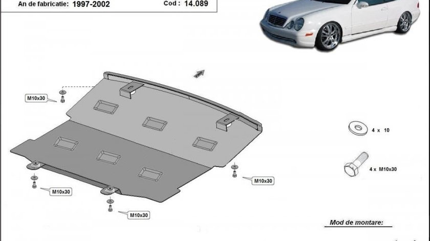 Scut motor metalic Mercedes CLK W208 1992-2002