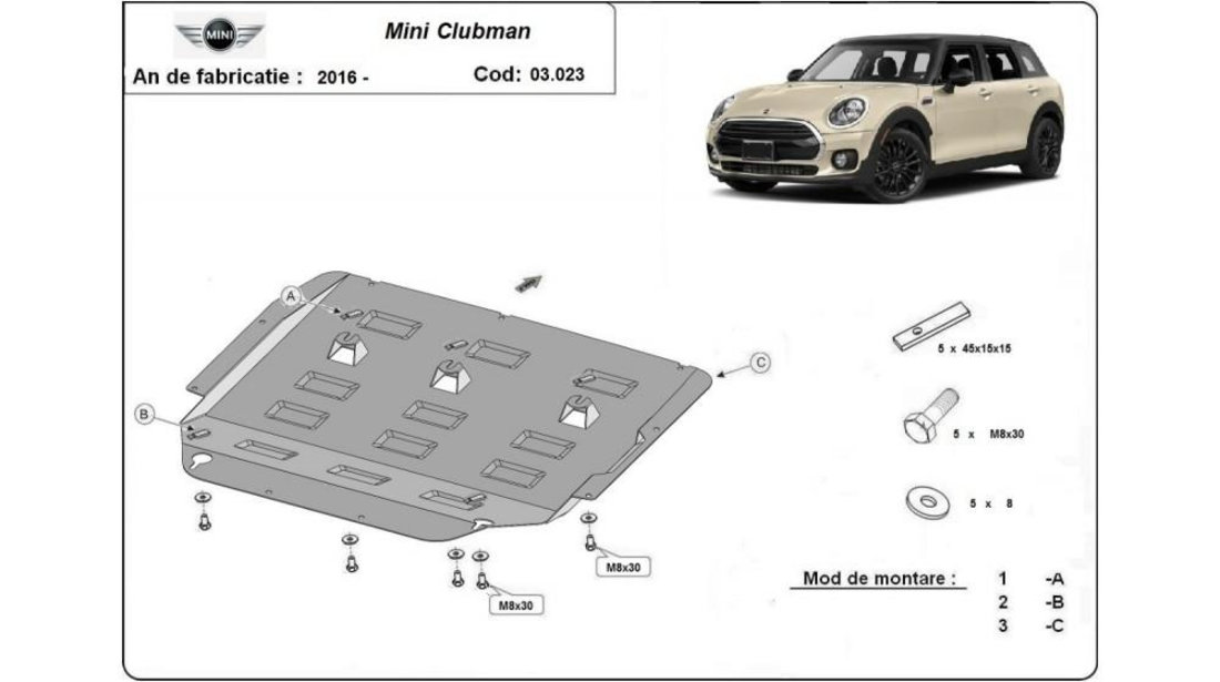 Scut motor metalic MINI CLUBMAN (2015->)[F54] #5