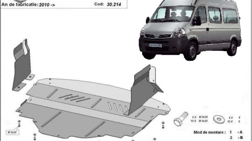 Scut motor metalic Nissan Interstar 2010-prezent