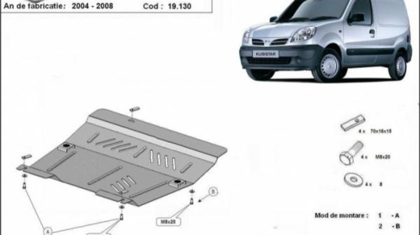 Scut motor metalic Nissan Kubistar 2003-2009