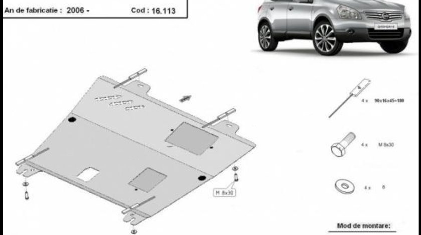 Scut motor metalic Nissan Qashqai J10 2006-2013