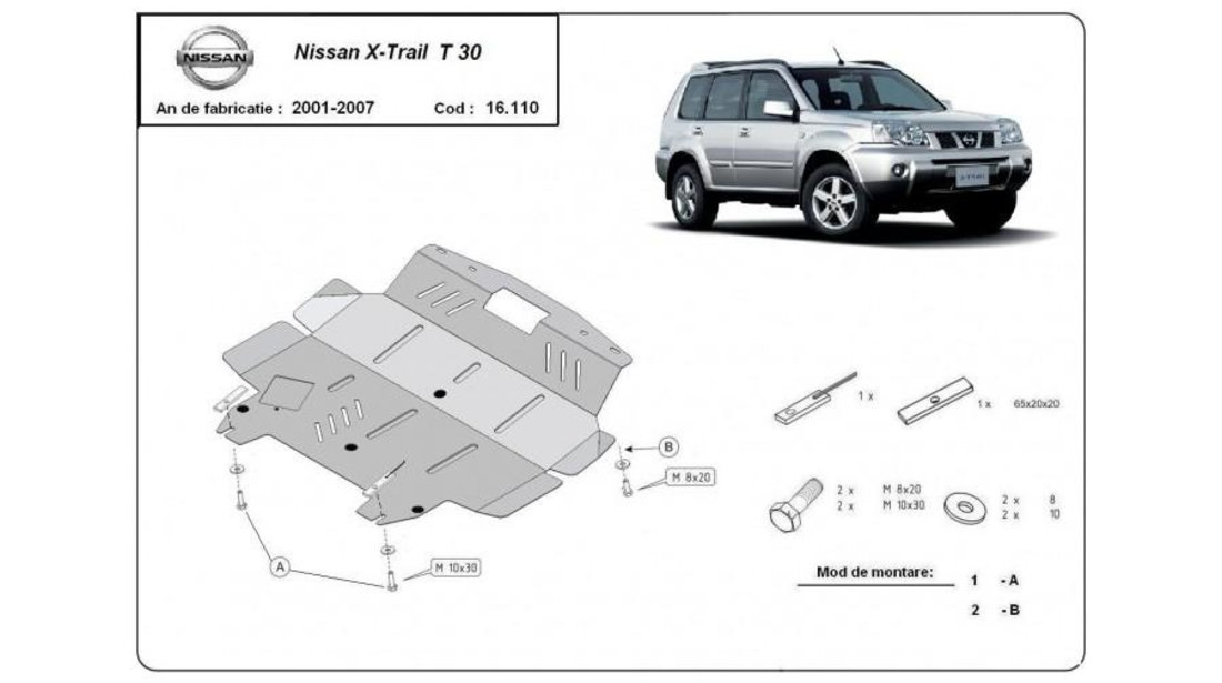Scut motor metalic Nissan X-Trail (2001-2013)[T30] #5