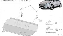 Scut motor metalic Opel Corsa E 2015-2019