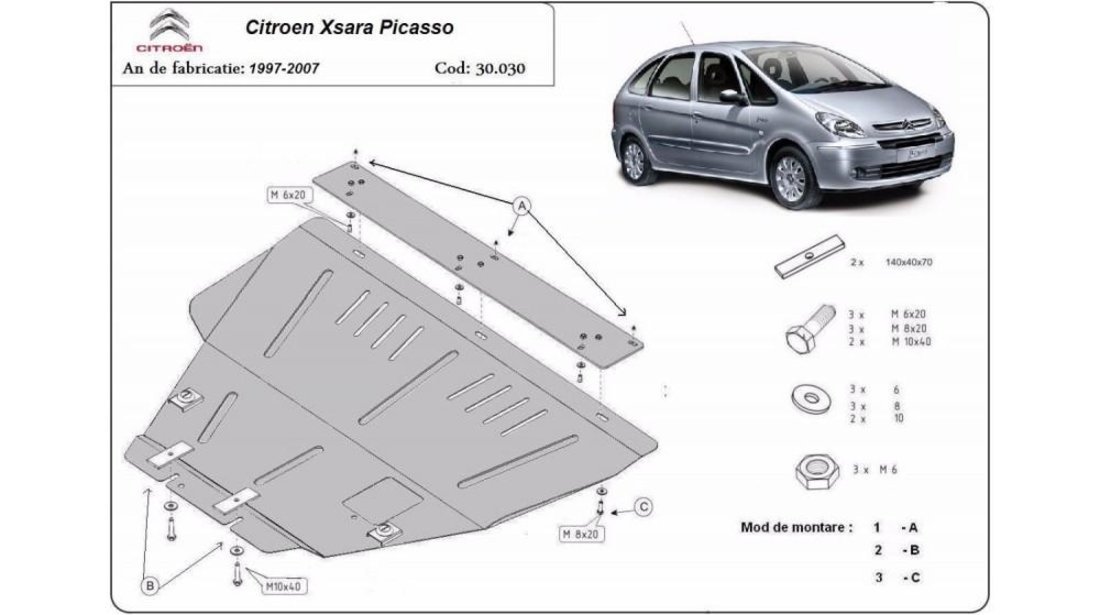 Scut motor metalic picasso Citroen Xsara (1997-2005) [N1] #5