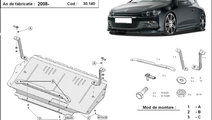 Scut motor metalic VW Scirocco 1.2,1.4,TSI, 1.6 td...