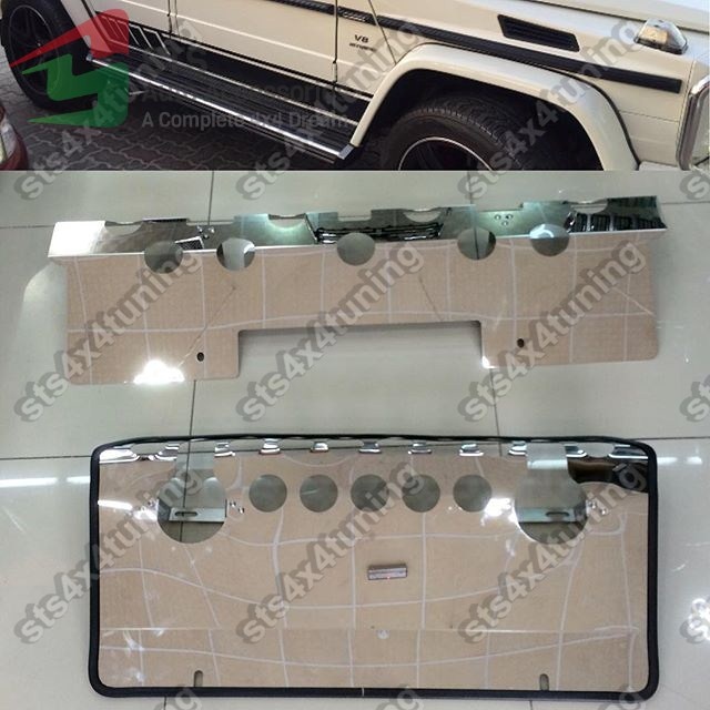 SCUT/PROTECTIE BARA FATA SI SPATE DIN INOX MERCEDES G-CLASS W463
