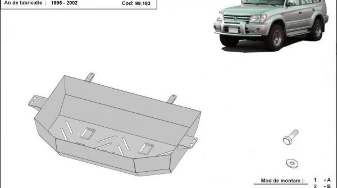 Scut rezervor Toyota Land Cruiser J90 1996-2002