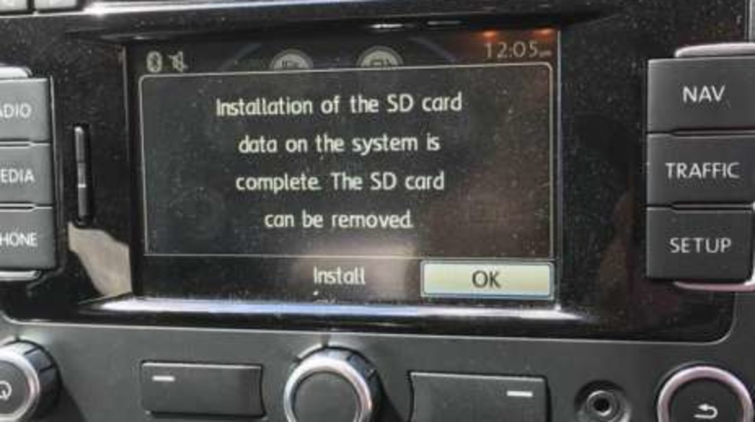 SD Card GPS VW Passat Golf Skoda Superb Seat RNS 315 Romania 2020 v12