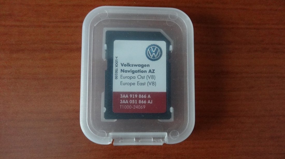 Sd card Harti navigatie VW RNS315 Skoda Amundsen+ Seat Europa Est 2018