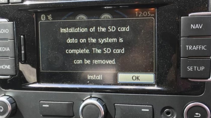 Sd card harti navigatie VW Romania Europa V10 2017 Skoda Seat RNS 315