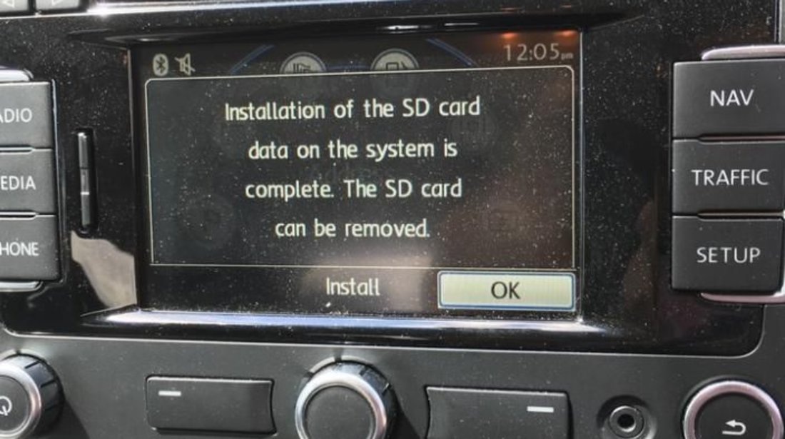 Sd card harti navigatie VW Romania Europa V12 2020 Skoda Seat RNS 315