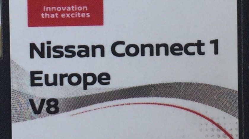 SD Card Harti NISSAN Europa Romania 2018 NISSAN Connect 1 V8