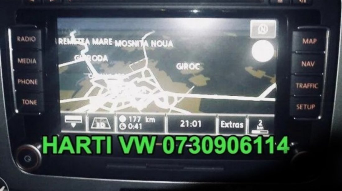 SD CARD navigatie VW RNS 315 510 Golf Passat Skoda Seat Romania 2020