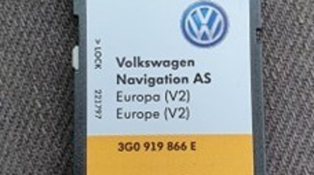 trompeta sindromul Catastrofă  SD Card Original Navigatie VW Golf 7 Passat B8 Touran Tiguan 2014 2015 2016  2017 #53924826