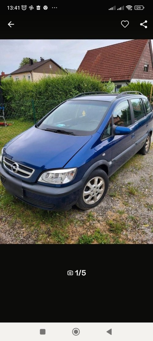 Se ofera spre vanzare piese provenite de la un Opel Zafira 2.0 DTI an 2003